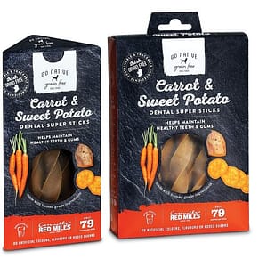 Go Native Dental Sticks met Wortel en Zoete Aardappel