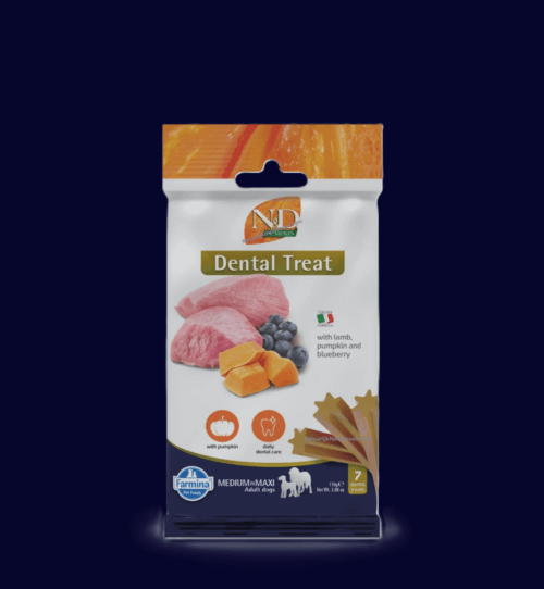 Dental treat with Lamb, Pumpkin and Blueberry medium & maxi