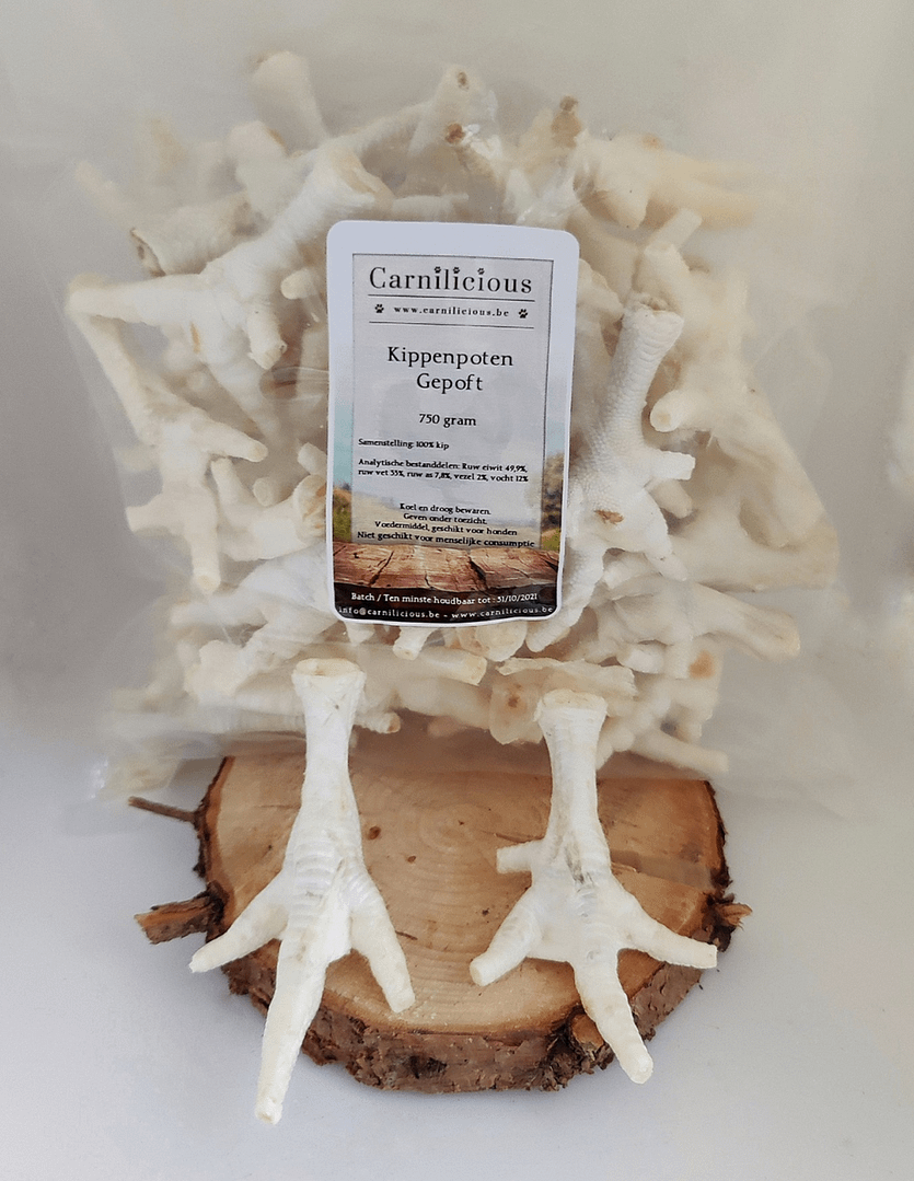 Carnilicious Kippenpoten Gepoft 750 gr